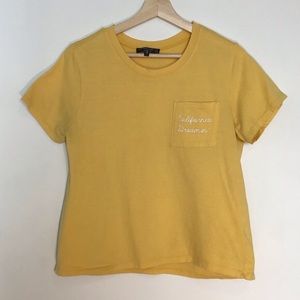 Yellow t shirt